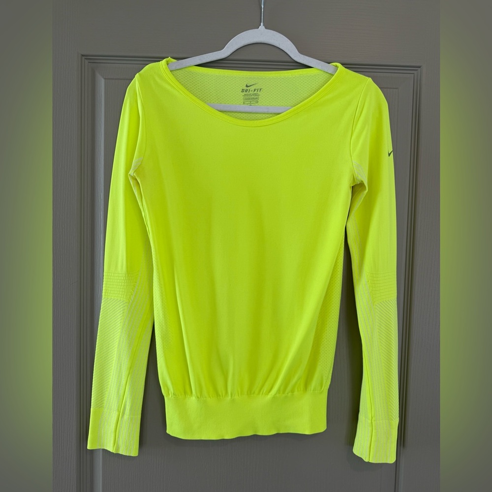 Nike Women's Neon Long Sleeve Top